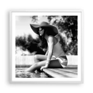 Poster in cornice bianca - Sogno estivo - 60x60 cm