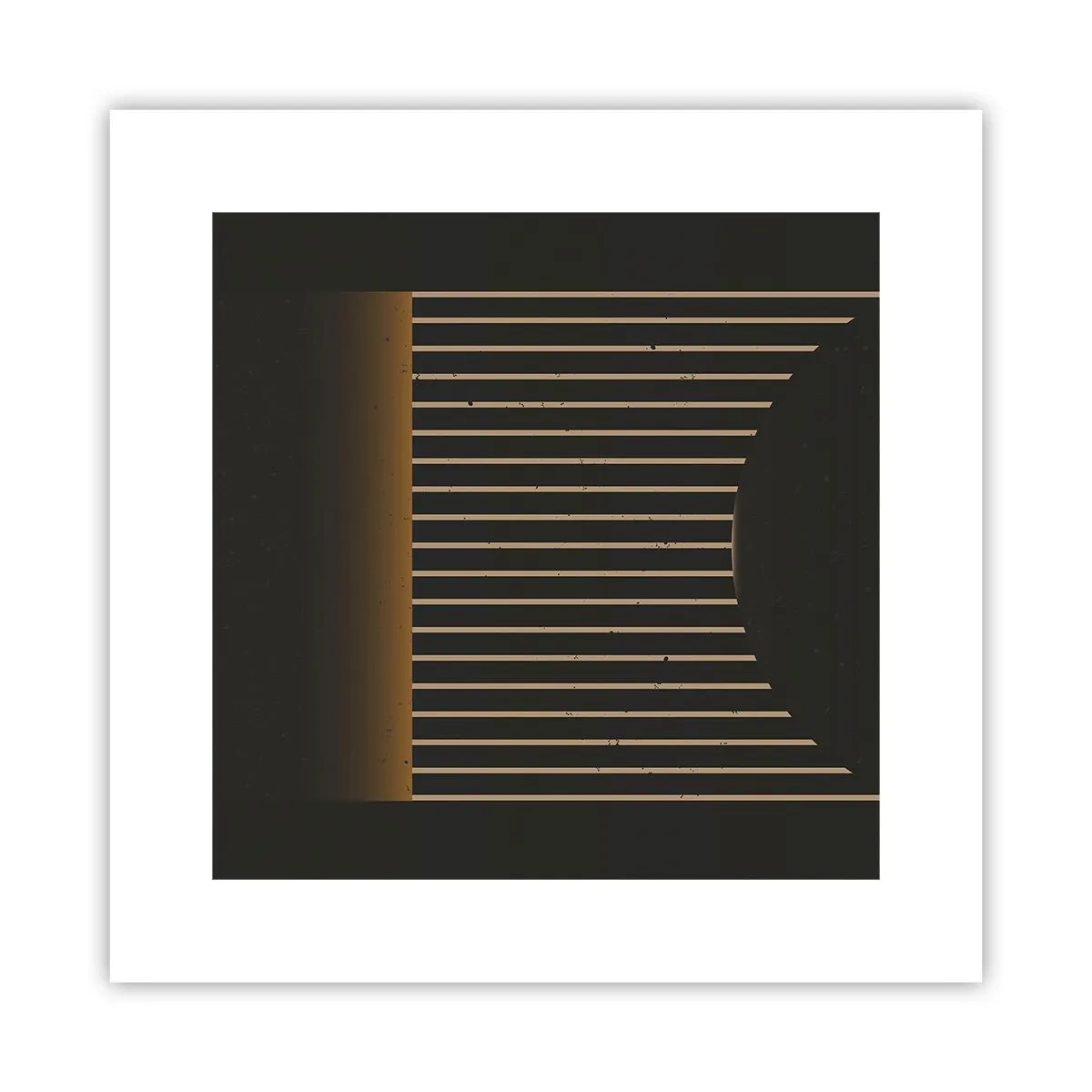 Poster - Esaminare l'oscurità - 30x30 cm