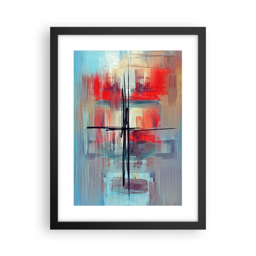 Poster in cornice nera - Paesaggio in una dimensione sconosciuta - 30x40 cm