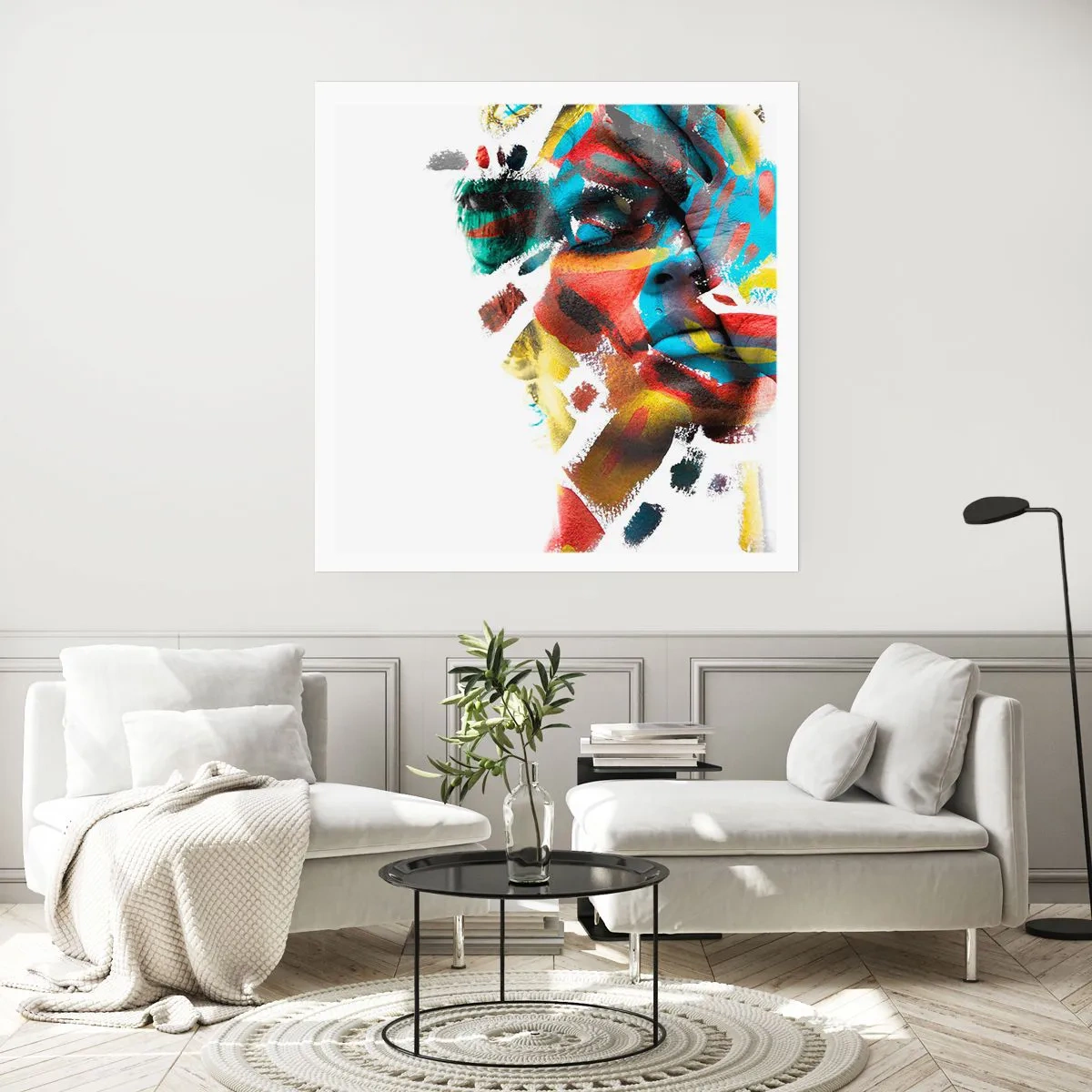 Poster - Personalità colorata - 60x60 cm