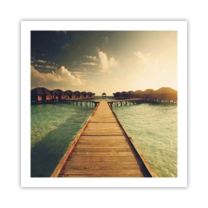 Poster - Caldo invito - 60x60 cm