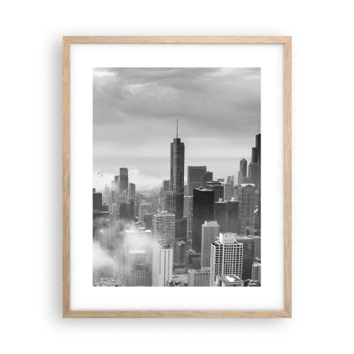 Poster in cornice rovere chiaro - Paesaggio americano - 40x50 cm