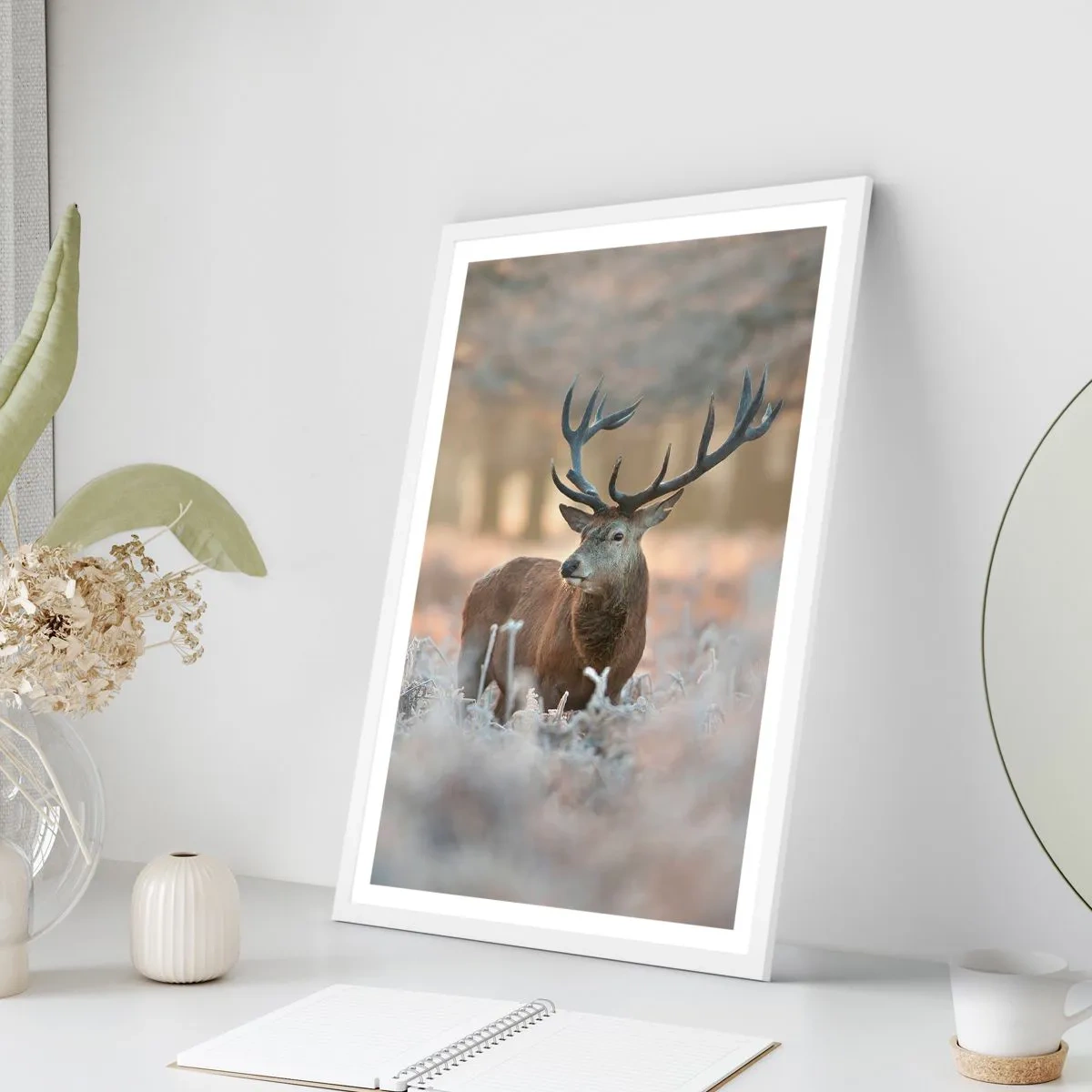 Poster in cornice bianca - Fresco mattino - 50x70 cm