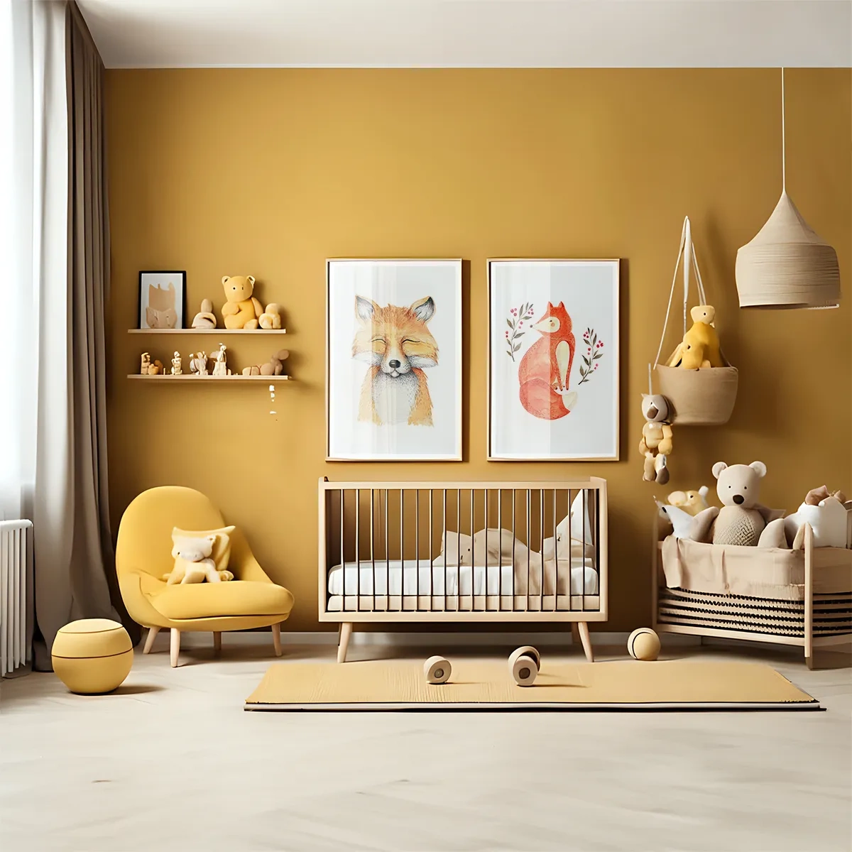 Yellow kids zone - Ispirazione per la cameretta dei bambini