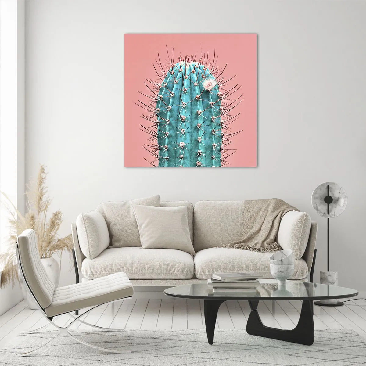 Quadro su vetro - Stai attento - 70x70 cm