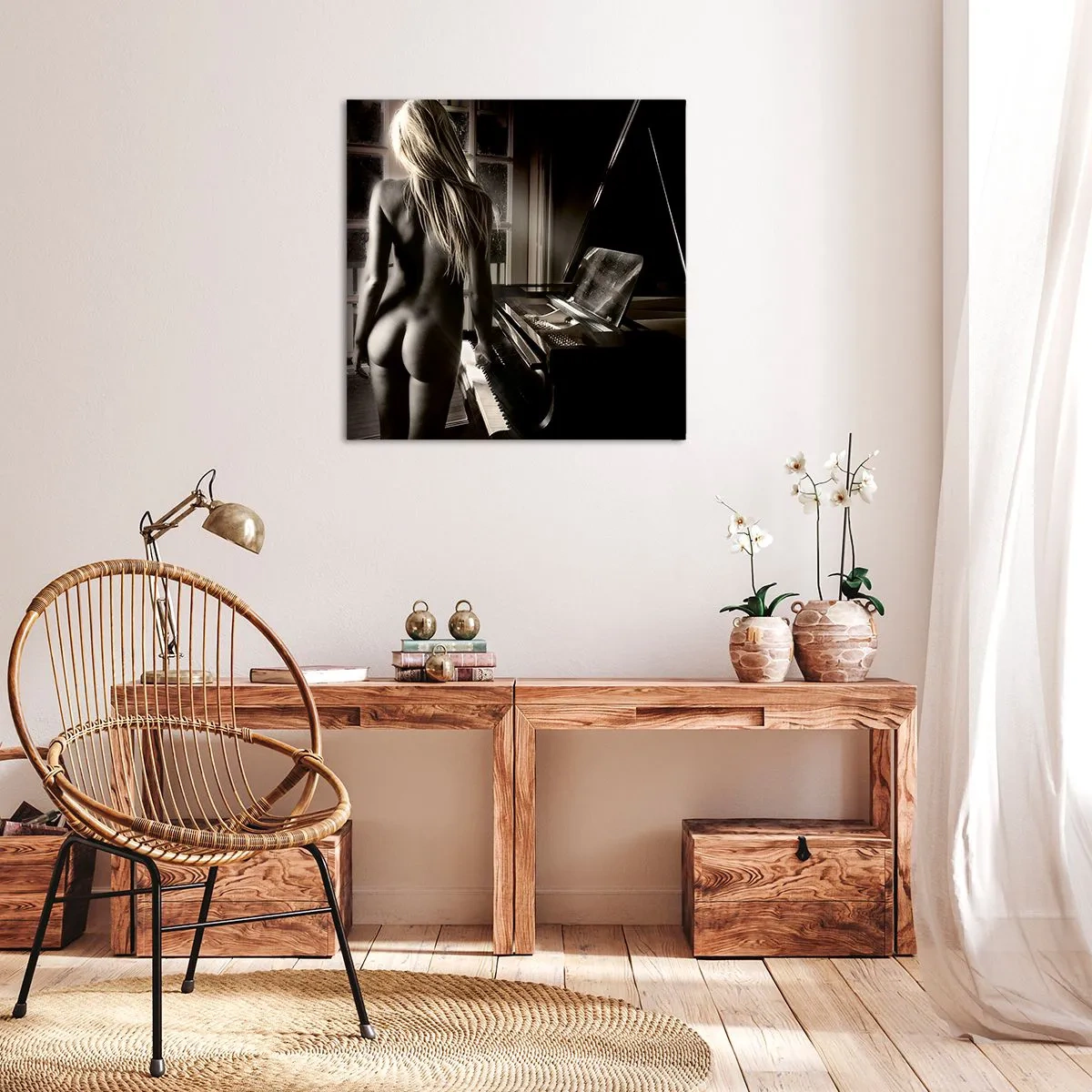 Quadro su tela - Stampe su Tela - La perfetta armonia della sera - 60x60 cm