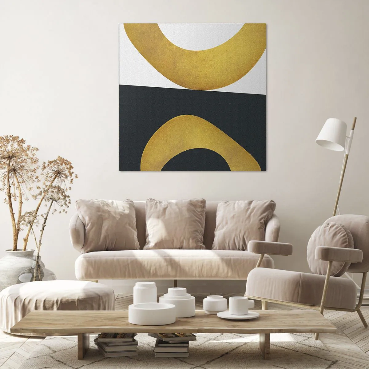 Quadro su tela - Stampe su Tela - Iniziamo dall'oro - 40x40 cm