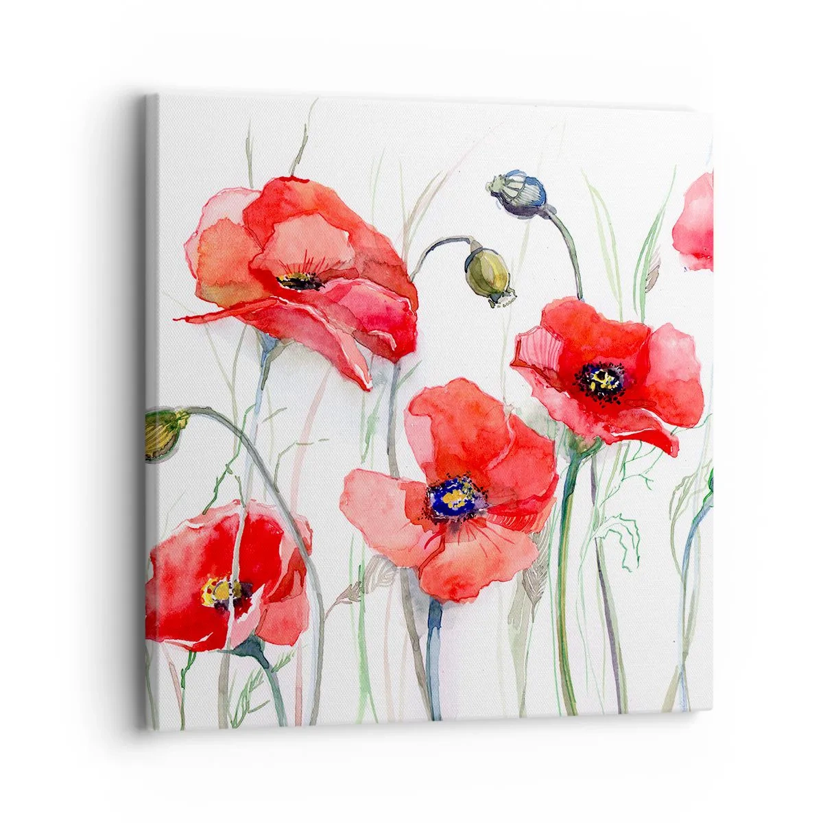 Quadro su tela - Stampe su Tela - Fiori polacchi - 30x30 cm