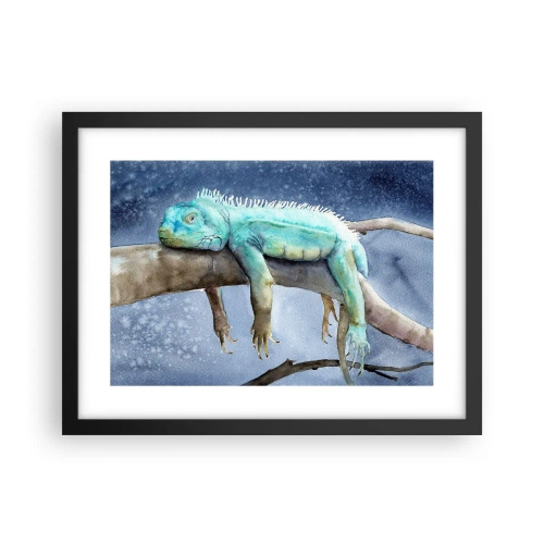 Poster in cornice nera - Va tutto bene! - 40x30 cm