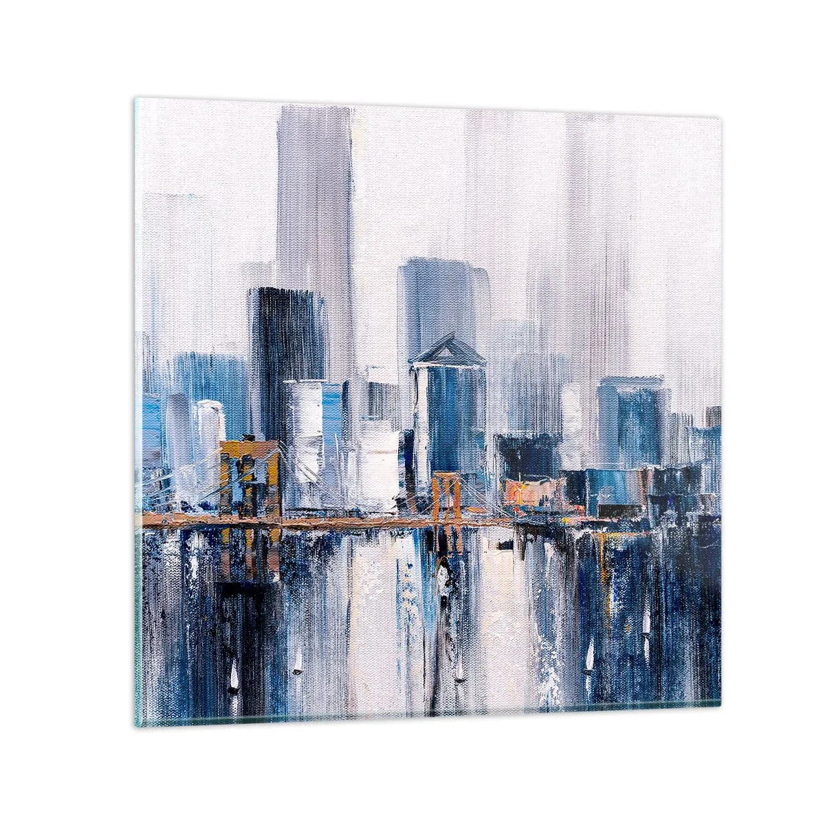 Quadro su vetro - Impressione di New York - 30x30 cm