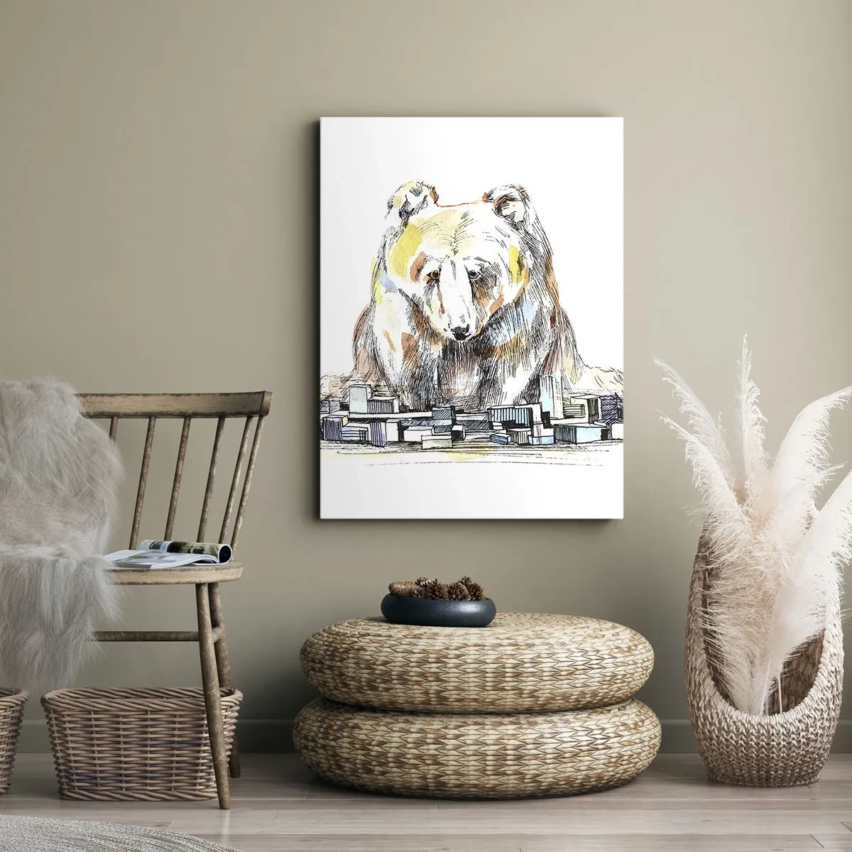 Quadro su tela - Stampe su Tela - Come si può vivere così? - 65x120 cm