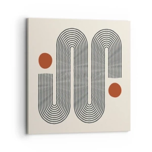 Quadro su tela - Stampe su Tela - Dall'inizio alla fine - 70x70 cm