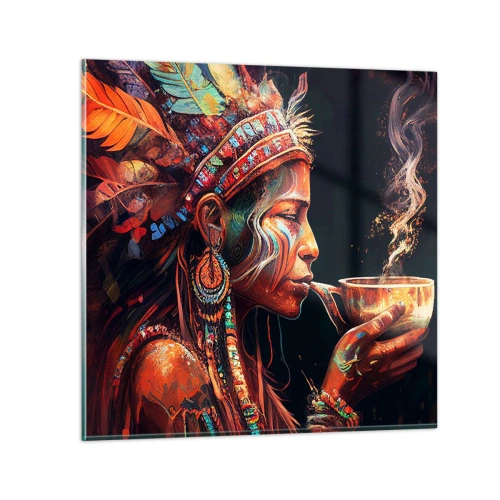 Quadro su vetro - Rituale magico - 40x40 cm