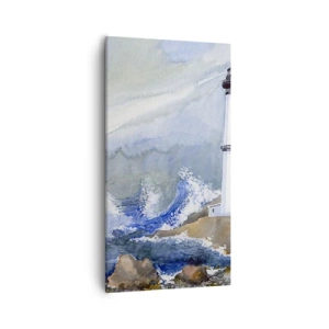 Quadro su tela - Stampe su Tela - Contro il buio e le burrasche - 55x100 cm