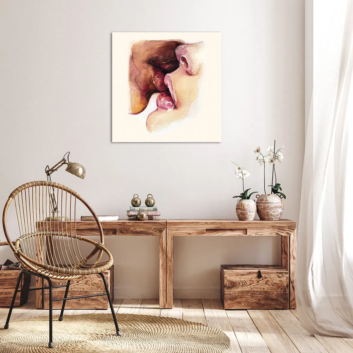 Quadro su tela - Stampe su Tela - Come notte e giorno, terra e cielo - 40x40 cm