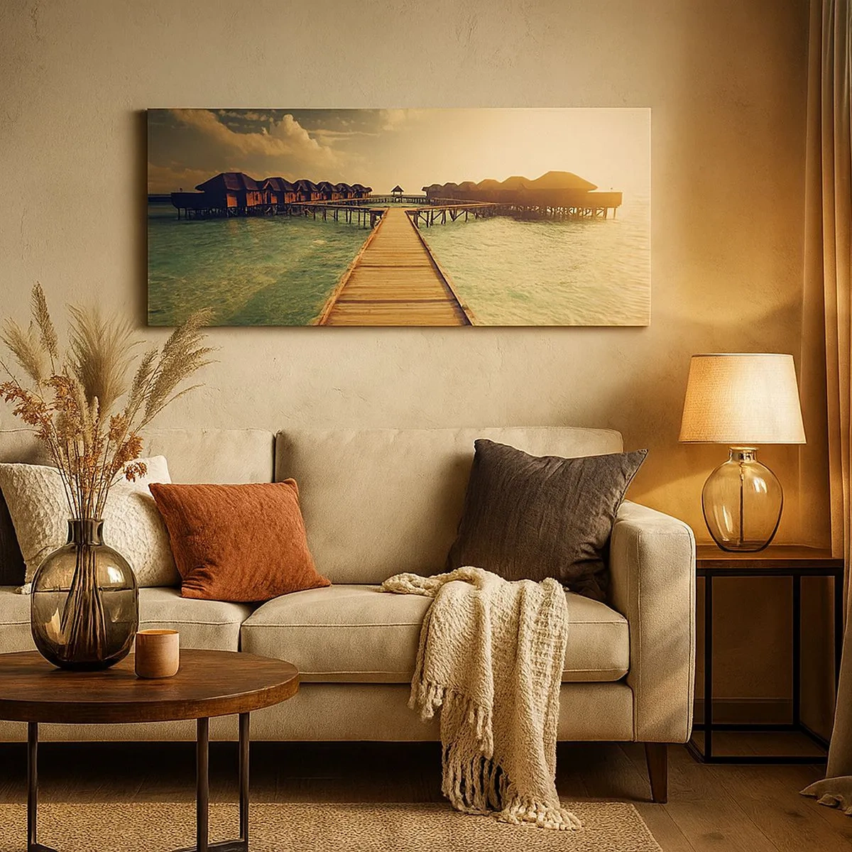 Quadro su tela - Stampe su Tela - Caldo invito - 100x40 cm