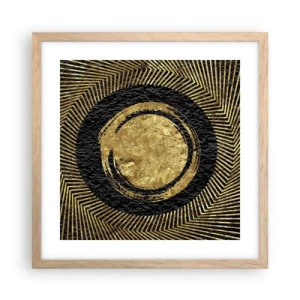 Poster in cornice rovere chiaro - Composizione glamour - 40x40 cm