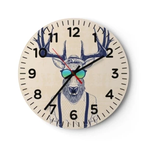 Orologio da parete - Orologio in Vetro - E chi ti aspettavi? - 40x40 cm