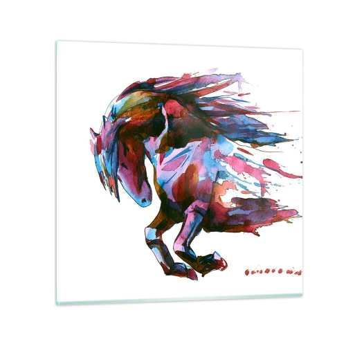 Quadro su vetro - In estasi - 30x30 cm