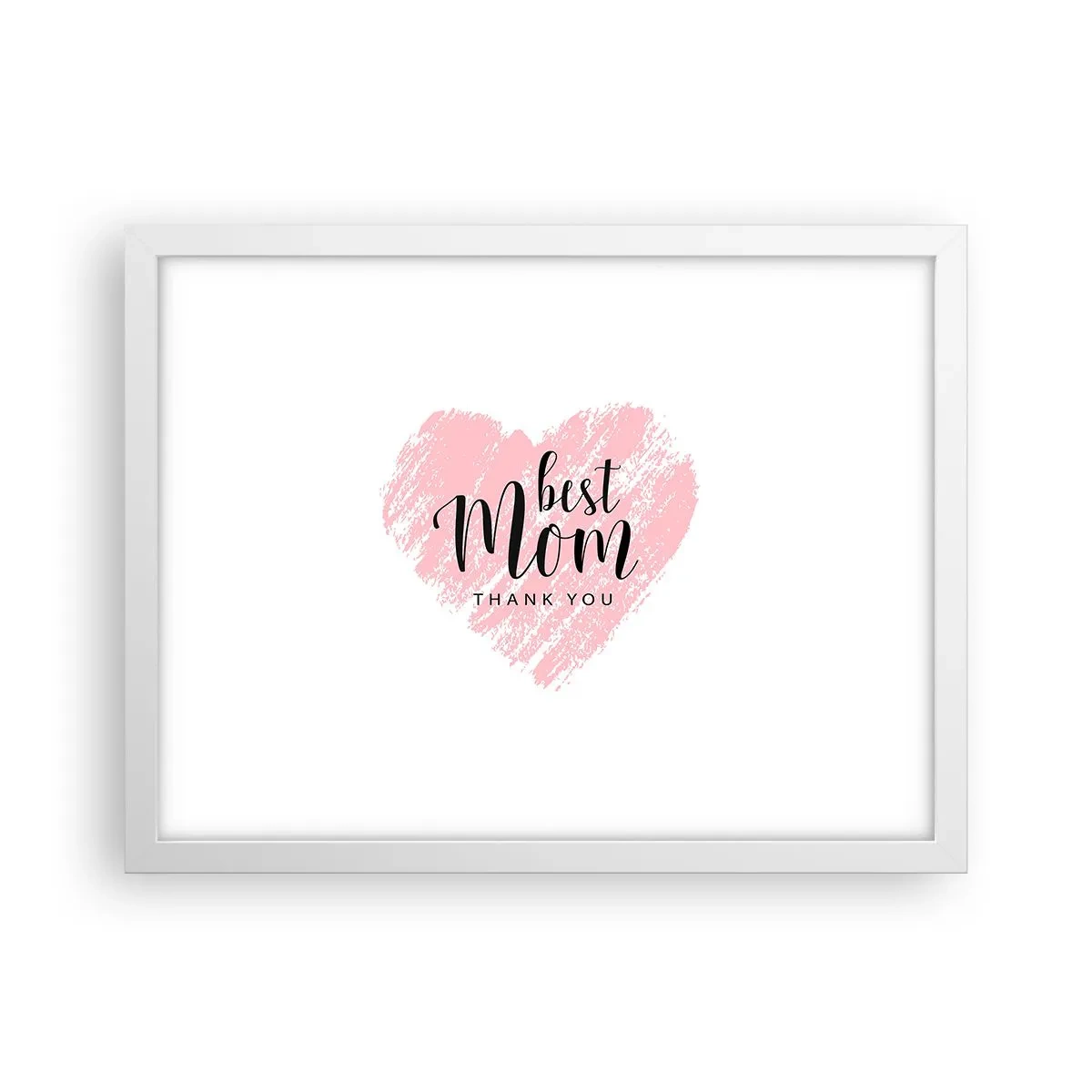 Poster in cornice bianca - È sempre il momento giusto - 40x30 cm