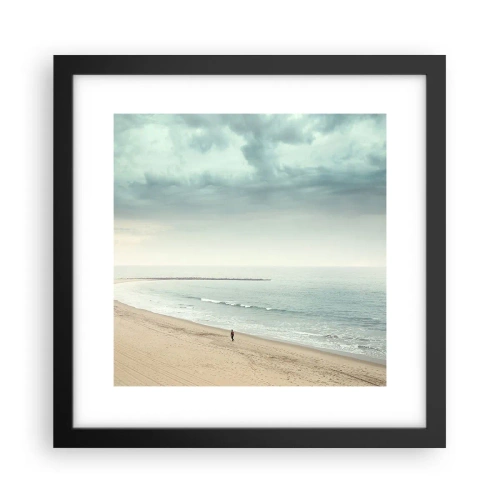 Poster in cornice nera - Cercando la pace - 30x30 cm