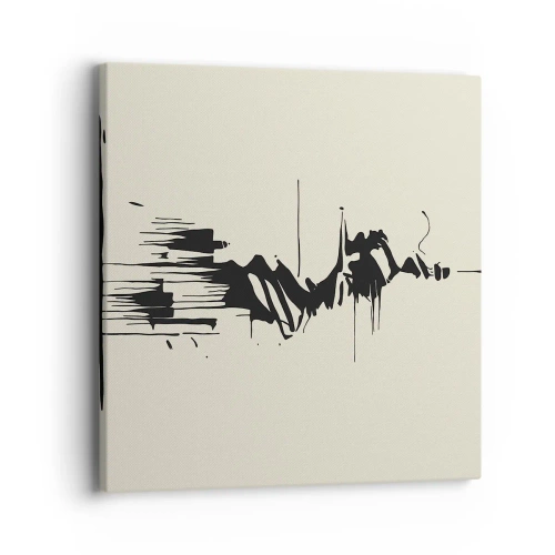 Quadro su tela - Stampe su Tela - Astrazione frettolosa - 40x40 cm