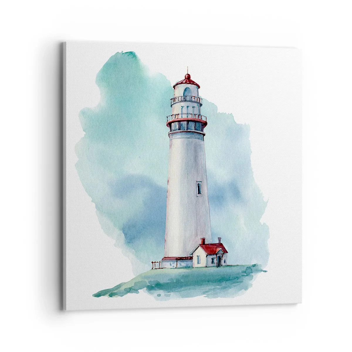 Quadro su tela - Stampe su Tela - Il mite amico del blu - 70x70 cm