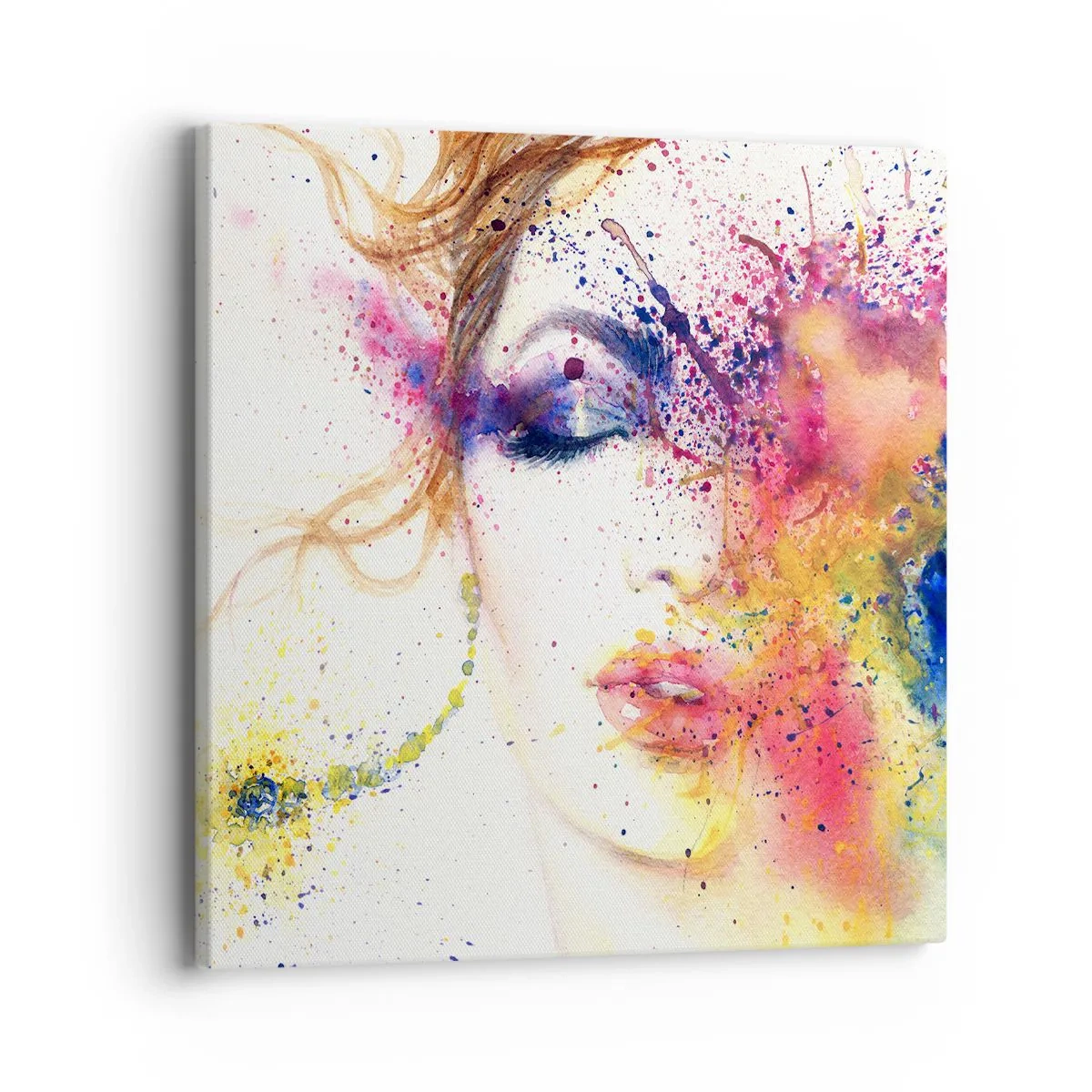 Quadro su tela - Stampe su Tela - Capogiro arcobaleno - 40x40 cm