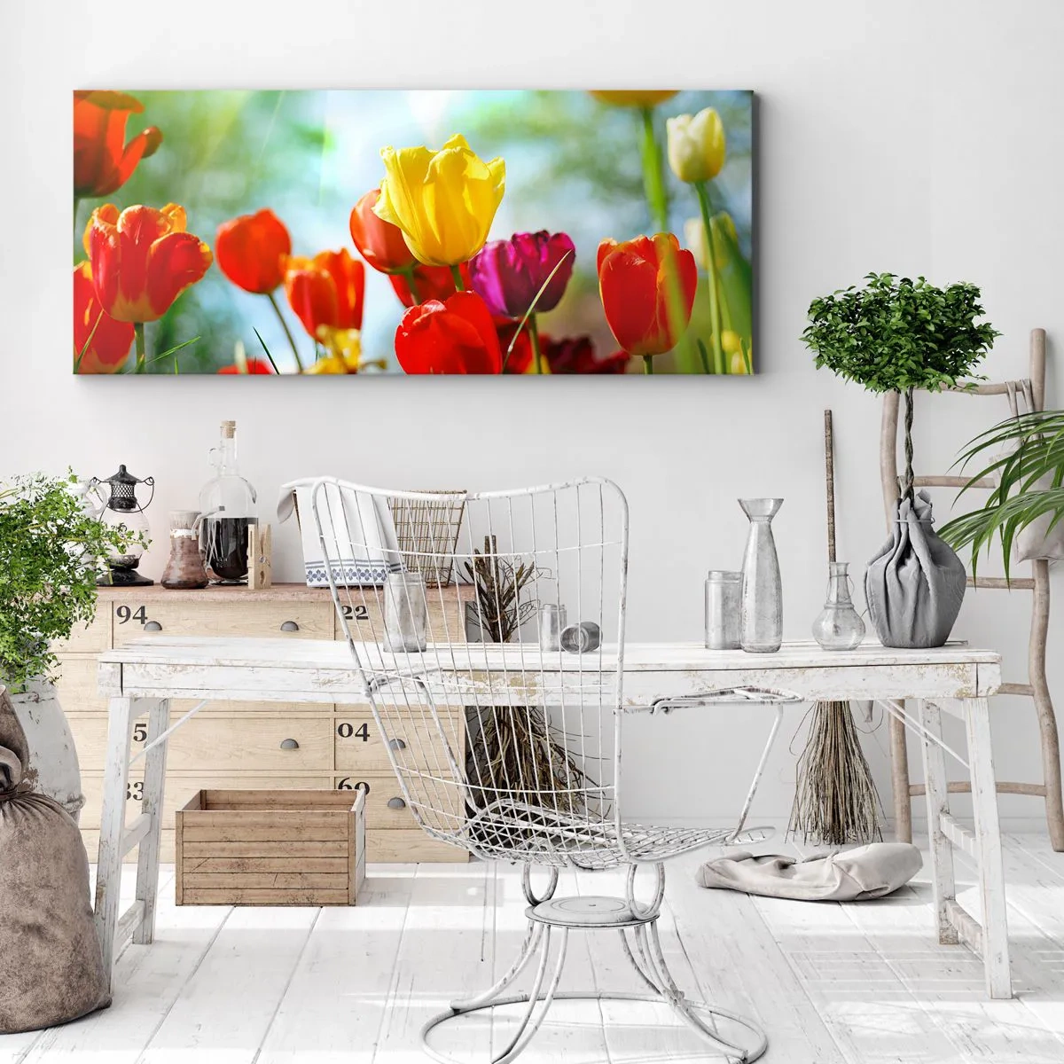 Quadro su tela - Stampe su Tela - Tutti i colori del sole - 100x40 cm