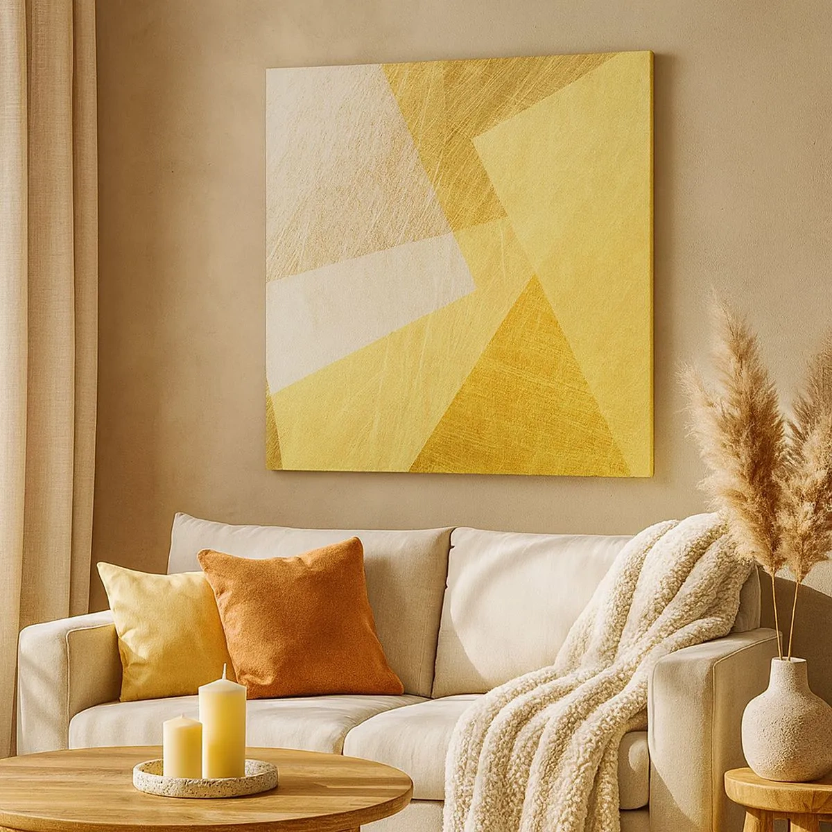 Quadro su tela - Stampe su Tela - La pace della geometria - 30x30 cm