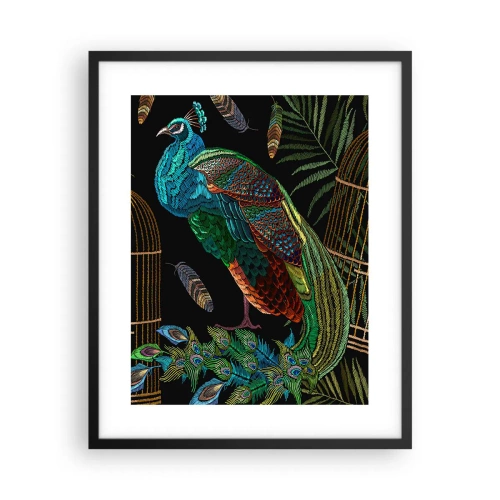 Poster in cornice nera - Con gli abiti reali - 40x50 cm