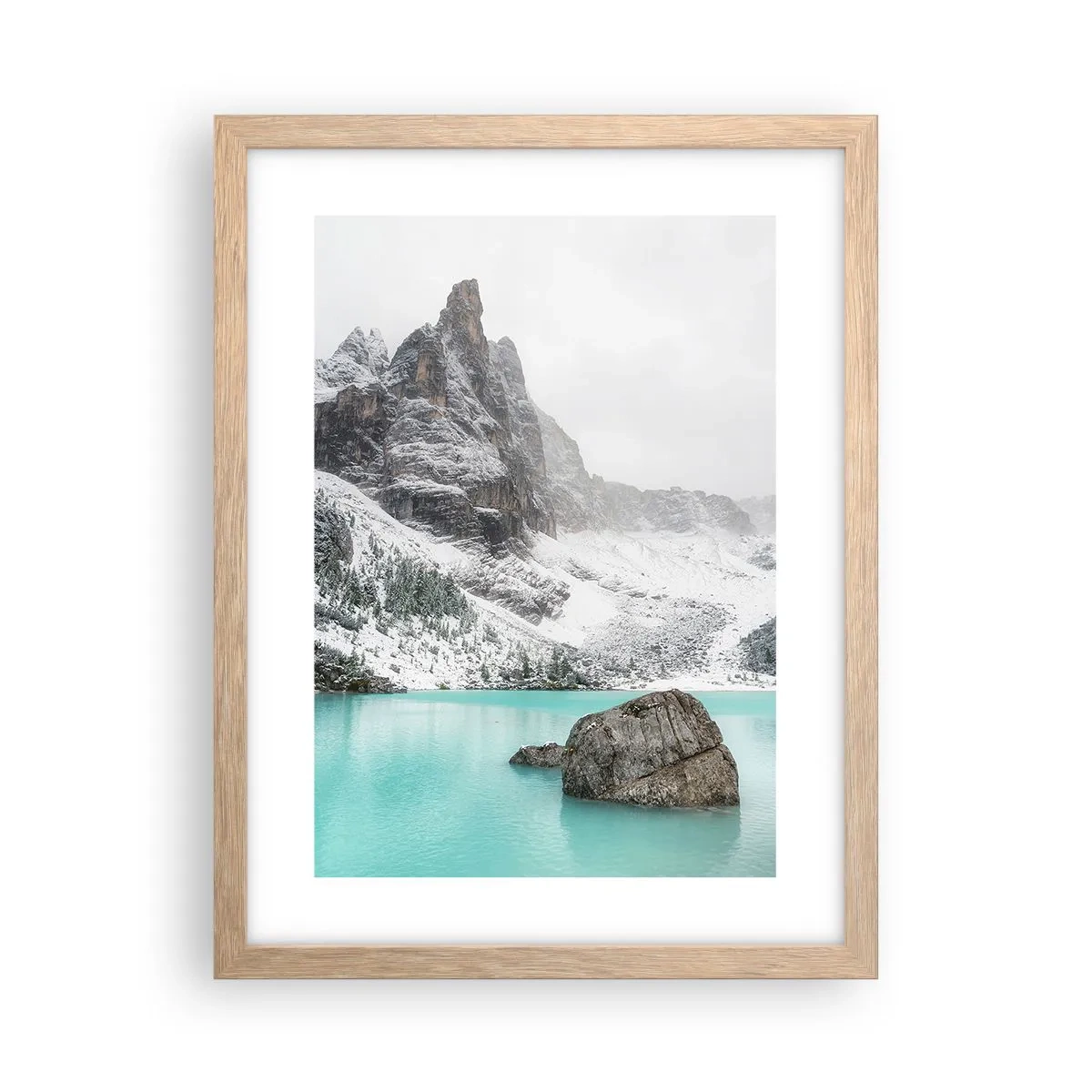 Poster in cornice rovere chiaro - Di guardia - 30x40 cm