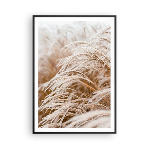 Poster in cornice nera - Inchino al sole d'autunno - 70x100 cm