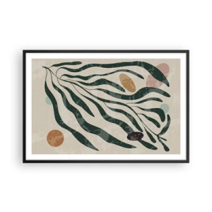 Poster in cornice nera - Tra il verde - 91x61 cm
