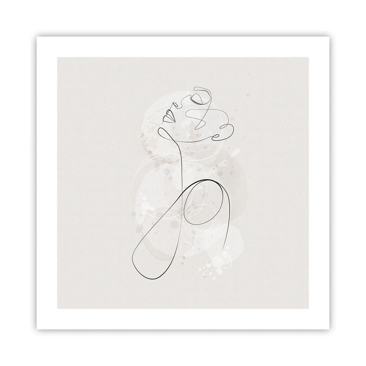 Poster - La spirale della bellezza - 50x50 cm