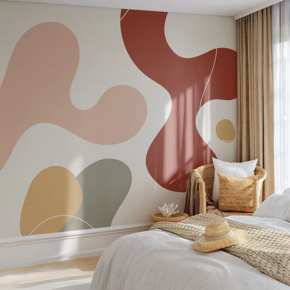 Fotomurali Premium Sand - Ghirigori - Astrazione, Pezzo, Immaginazione - 250x175 cm