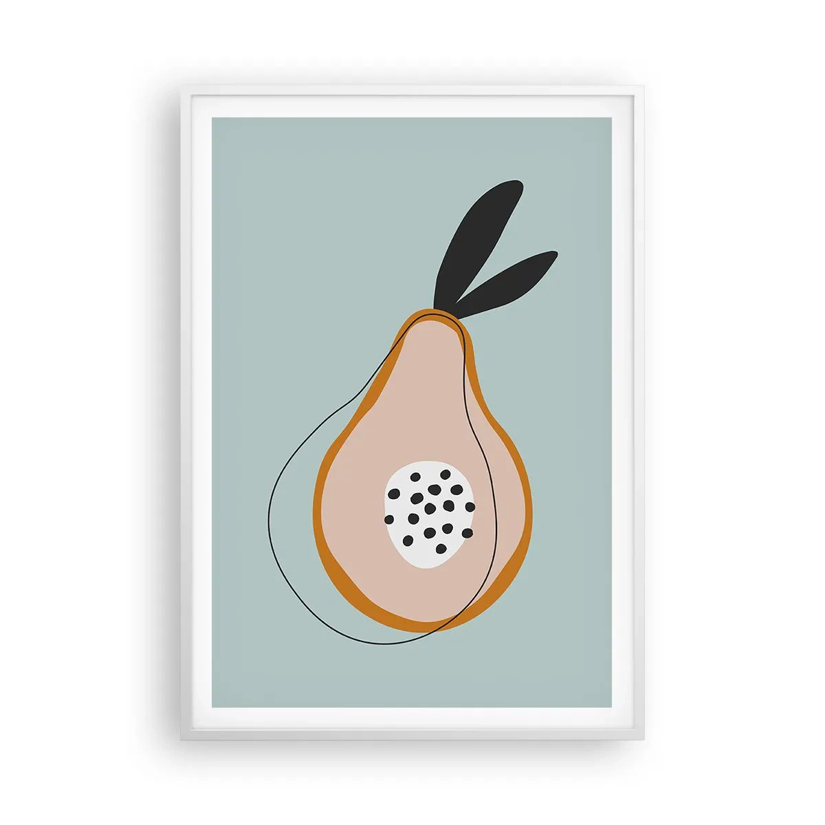 Poster in cornice bianca - Penetrare la natura delle cose - 70x100 cm