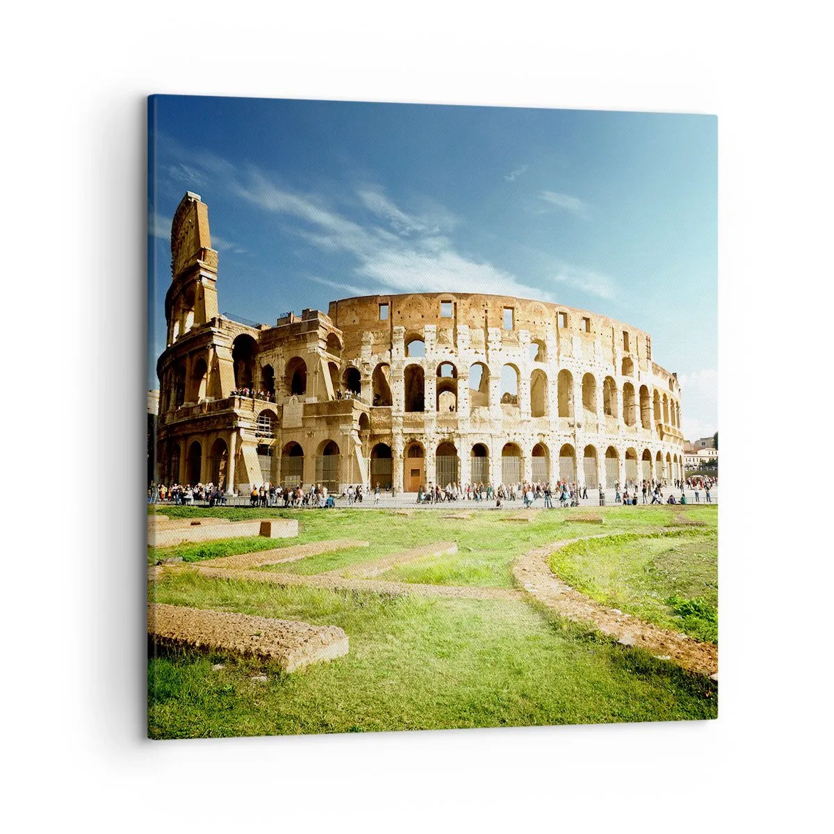 Quadro su tela - Stampe su Tela - Si sente ancora il rumore delle armi - 50x50 cm