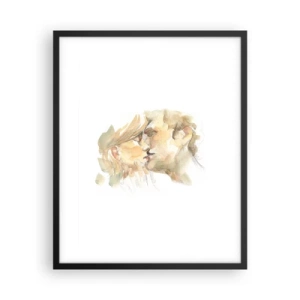 Poster in cornice nera - Sarà l'anima gemella? - 40x50 cm