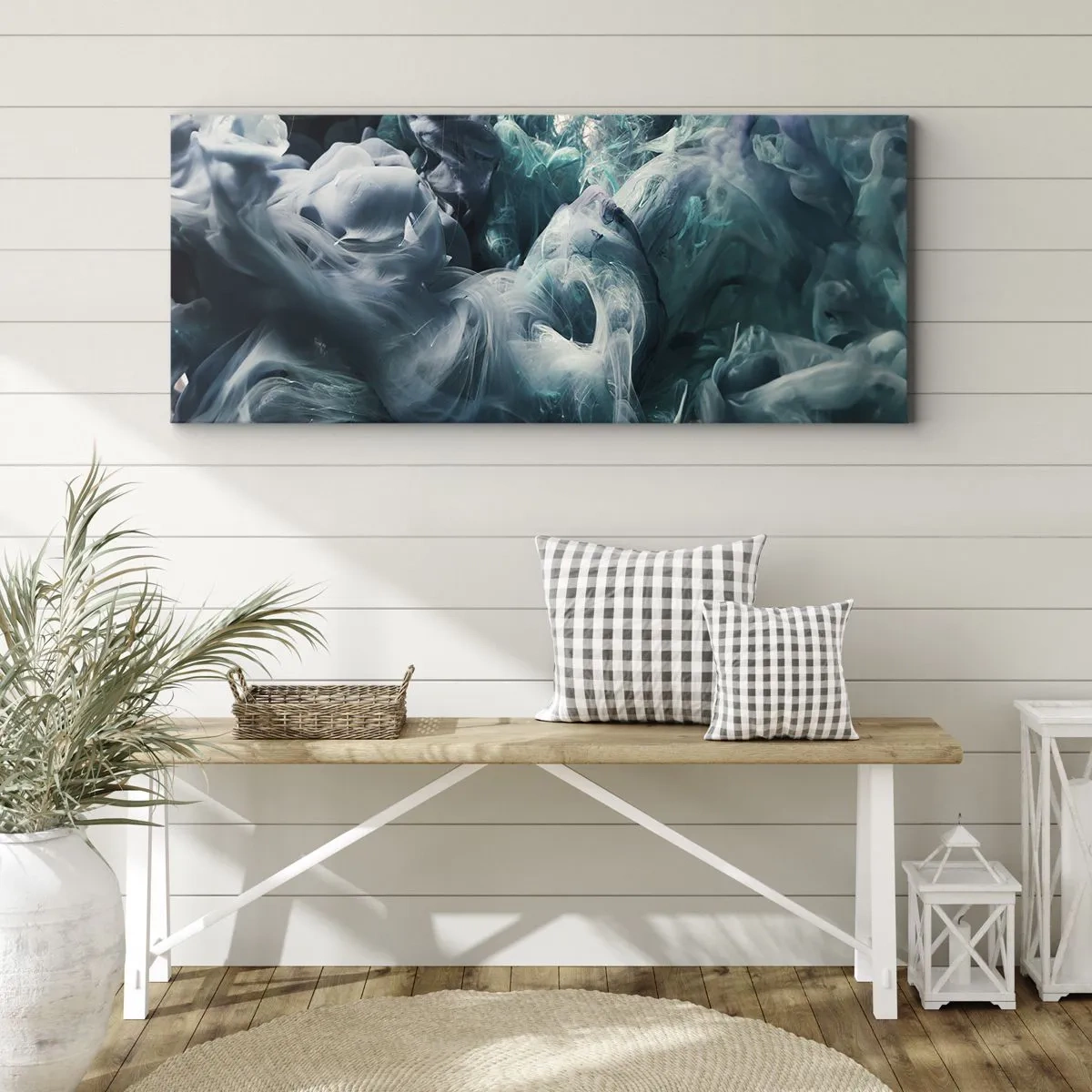 Quadro su tela - Stampe su Tela - Il movimento dei colori - 90x30 cm