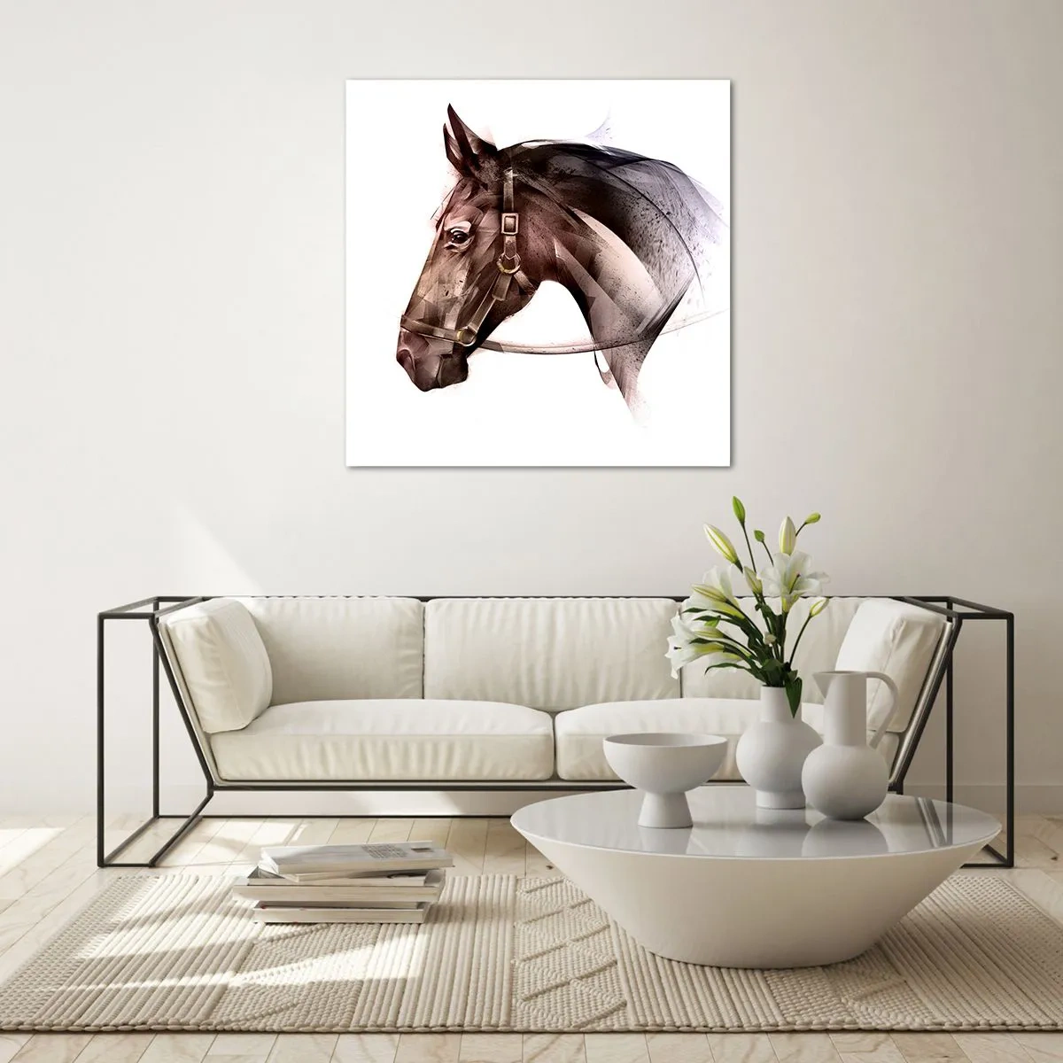 Quadro su vetro - Che grazia - 50x50 cm