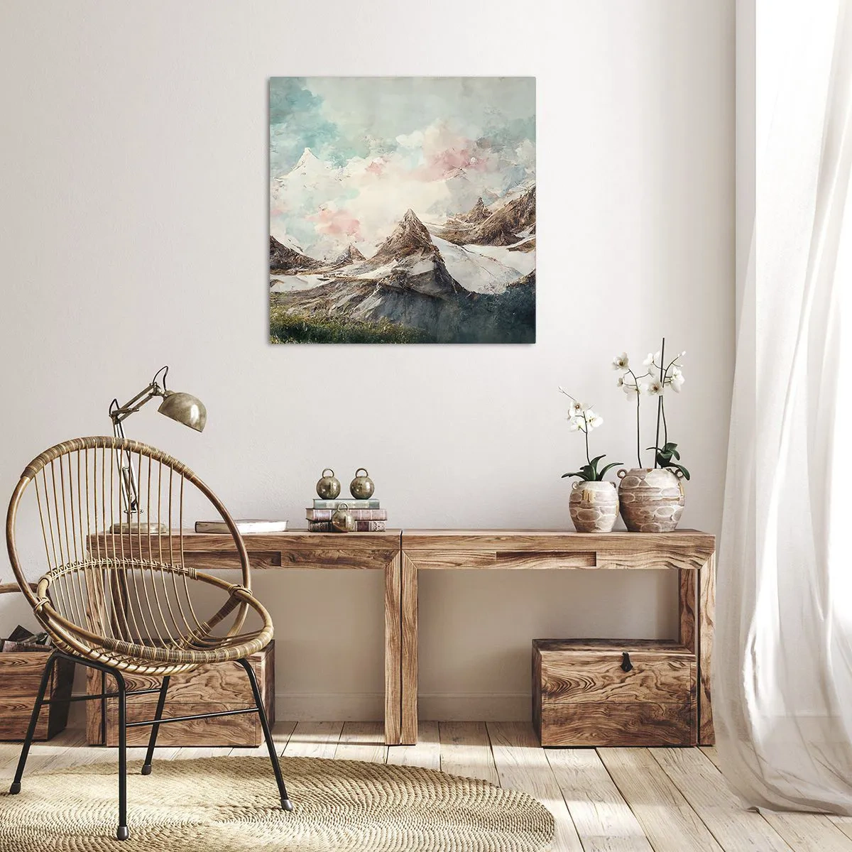 Quadro su tela - Stampe su Tela - Lame di roccia - 30x30 cm
