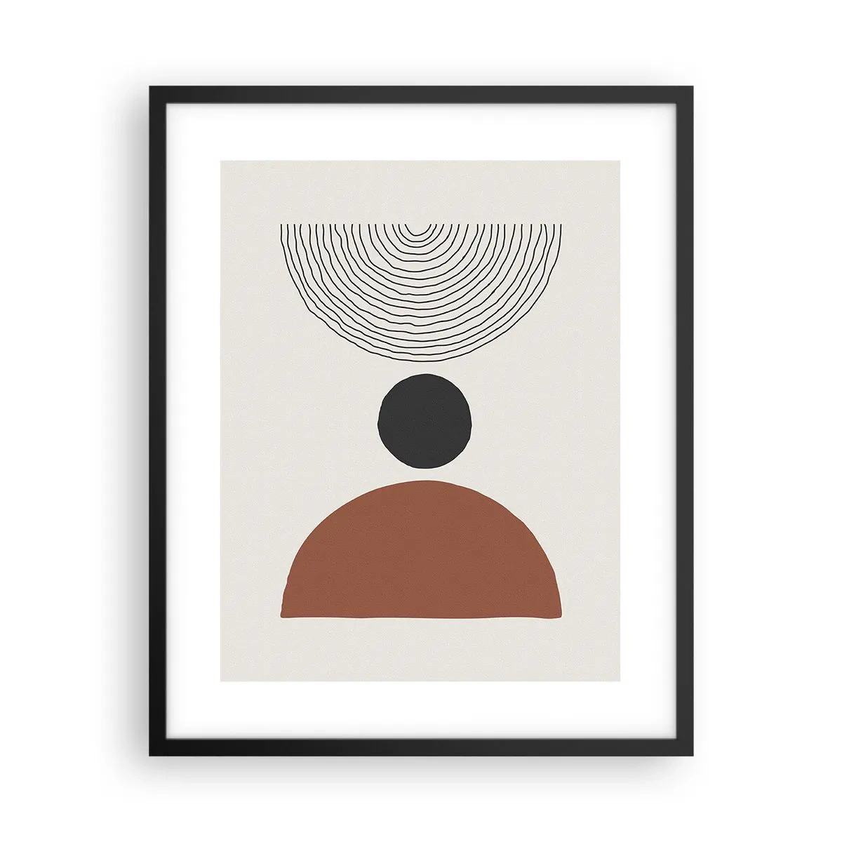 Poster in cornice nera - Al centro dell'attenzione - 40x50 cm