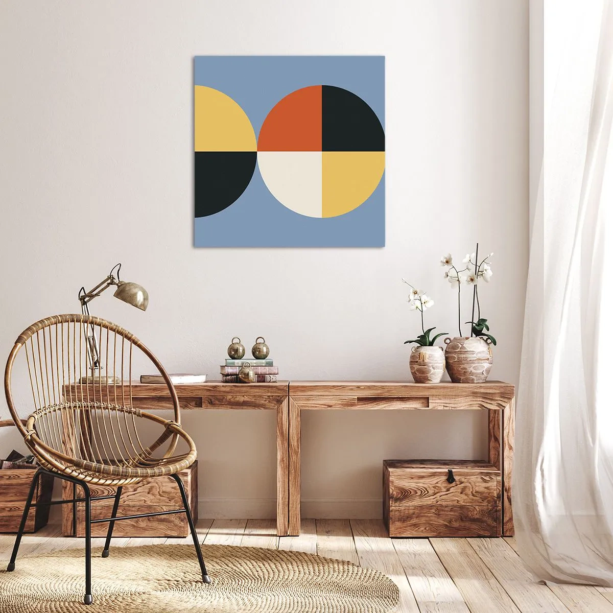 Quadro su tela - Stampe su Tela - Guarda e conta - 30x30 cm