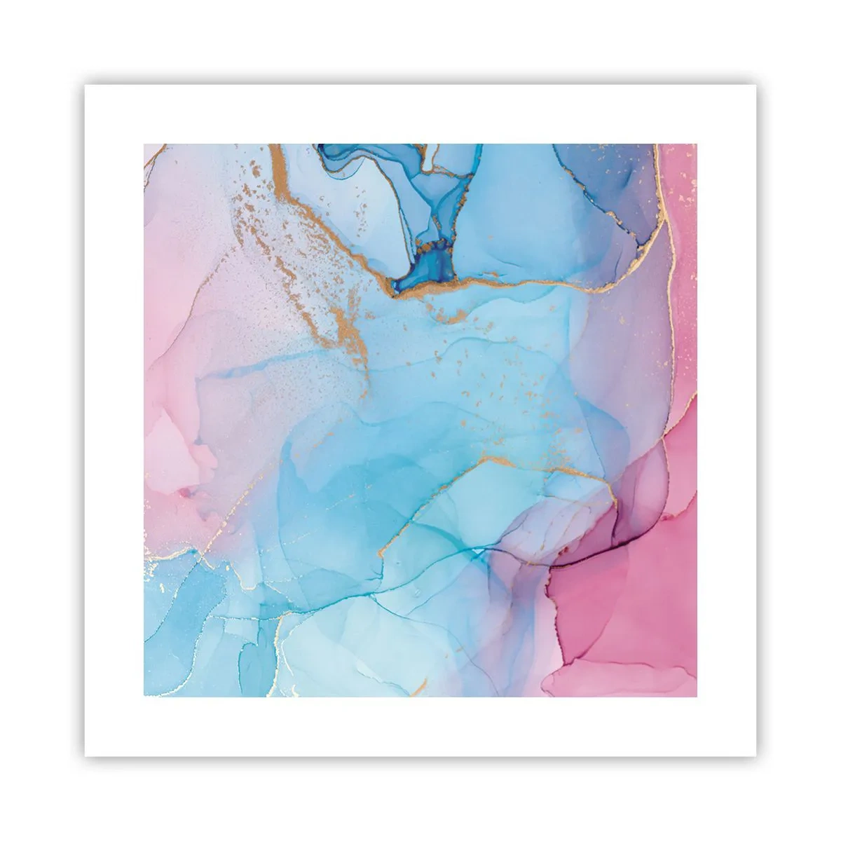 Poster - Incontro e compenetrazione - 40x40 cm
