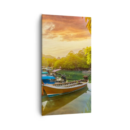 Quadro su tela - Stampe su Tela - Prima di un giorno di lavoro - 55x100 cm