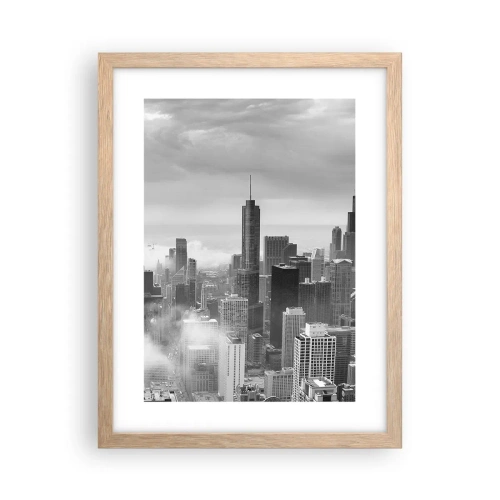 Poster in cornice rovere chiaro - Paesaggio americano - 30x40 cm