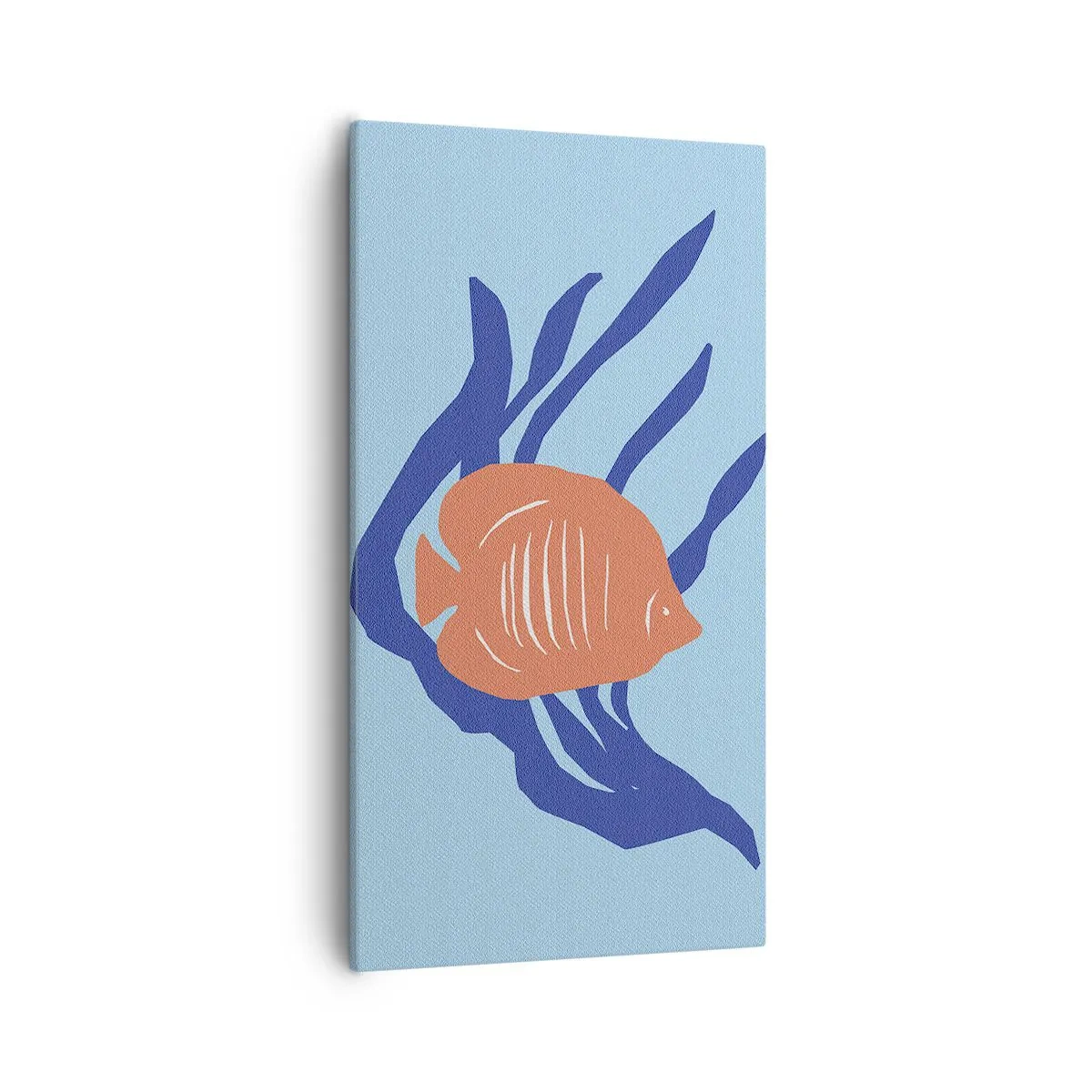 Quadro su tela - Stampe su Tela - L'abitante dei mari corallini - 55x100 cm