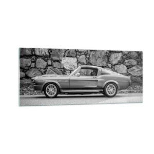 Quadro su vetro - La leggenda degli anni '60 - 100x40 cm