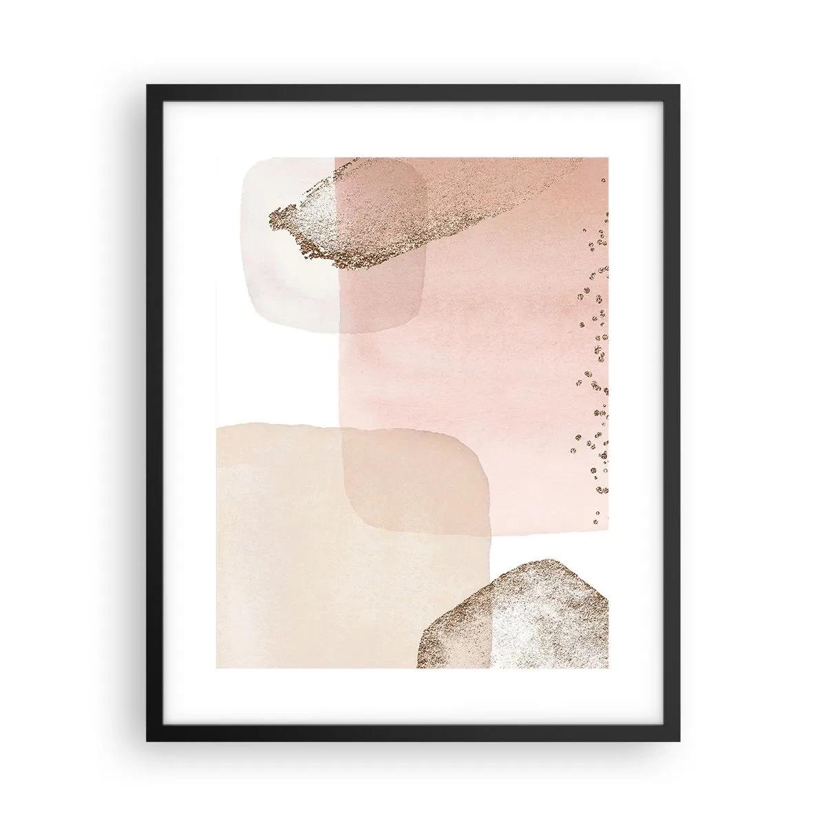 Poster in cornice nera - Incontro attraverso il colore - 40x50 cm